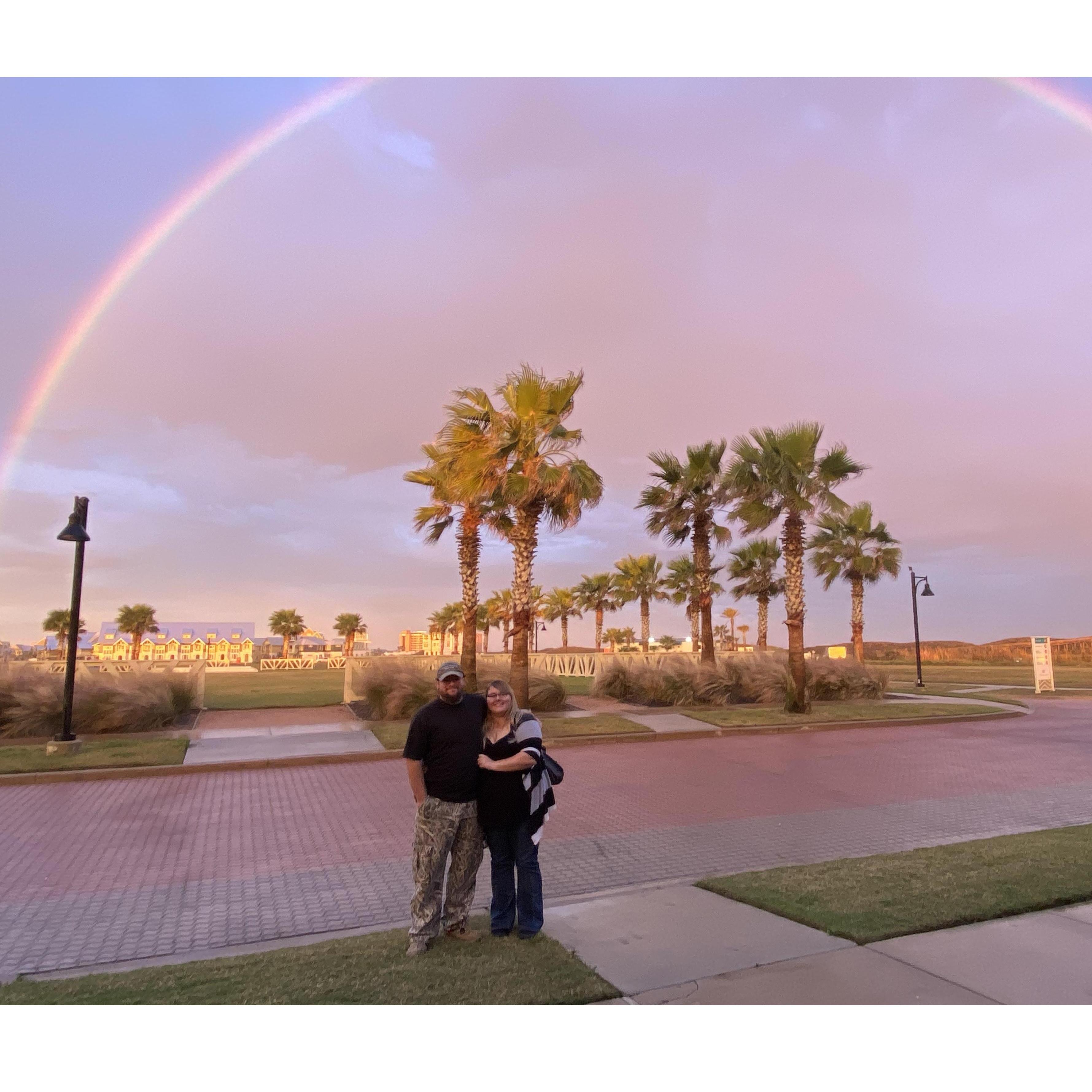 This was our second year anniversary.