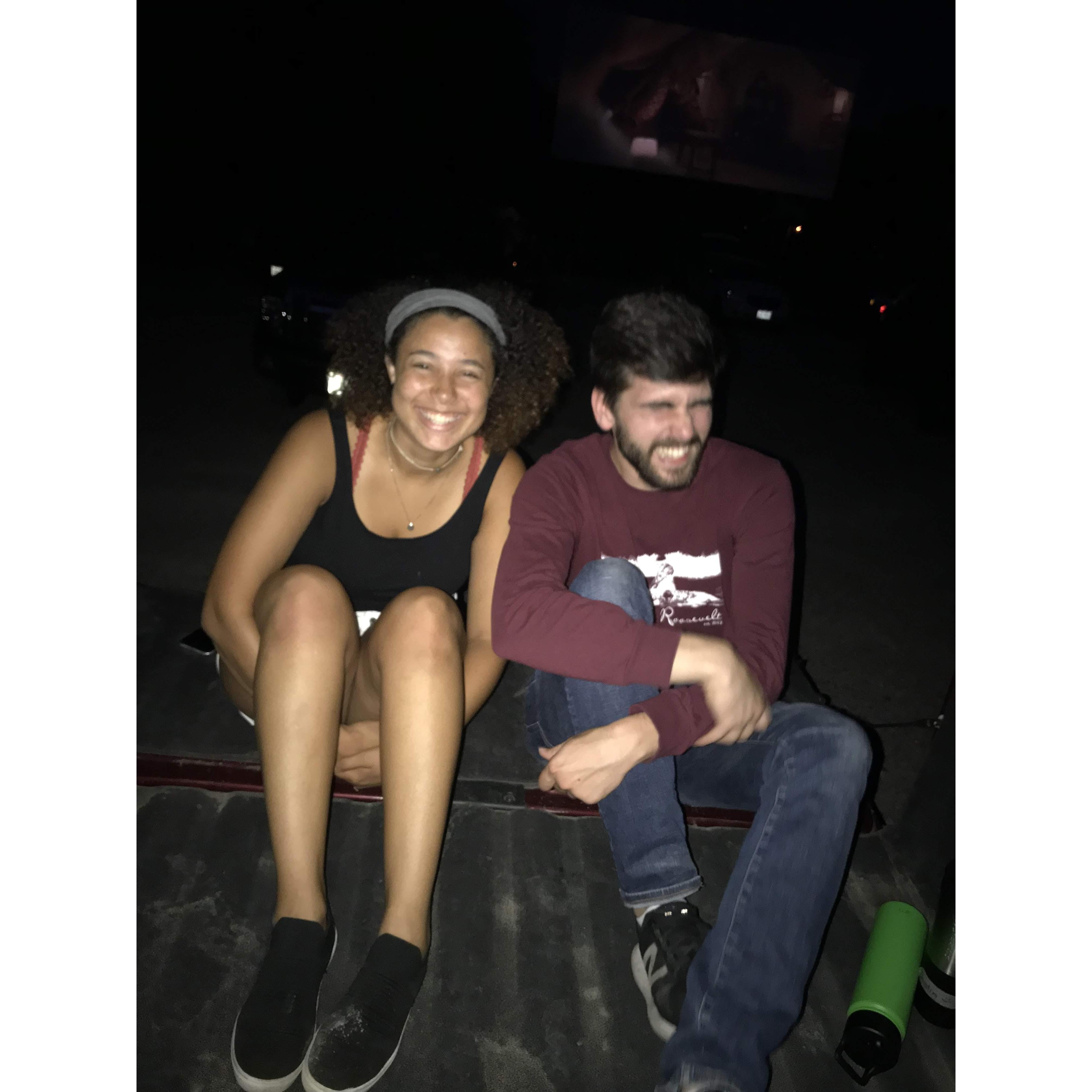 Our second date at the drive in!