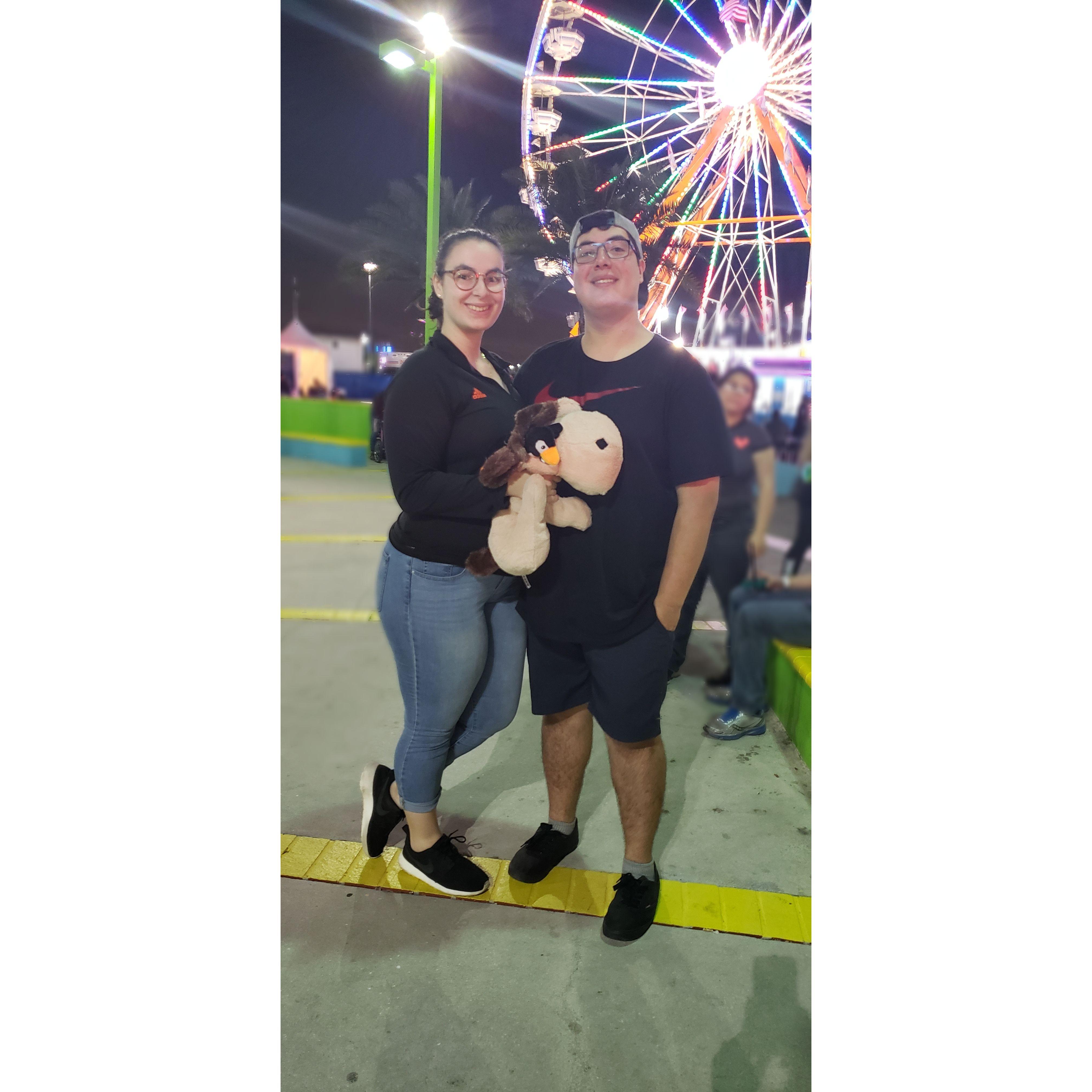 One of our first dates all the way back in 2019.