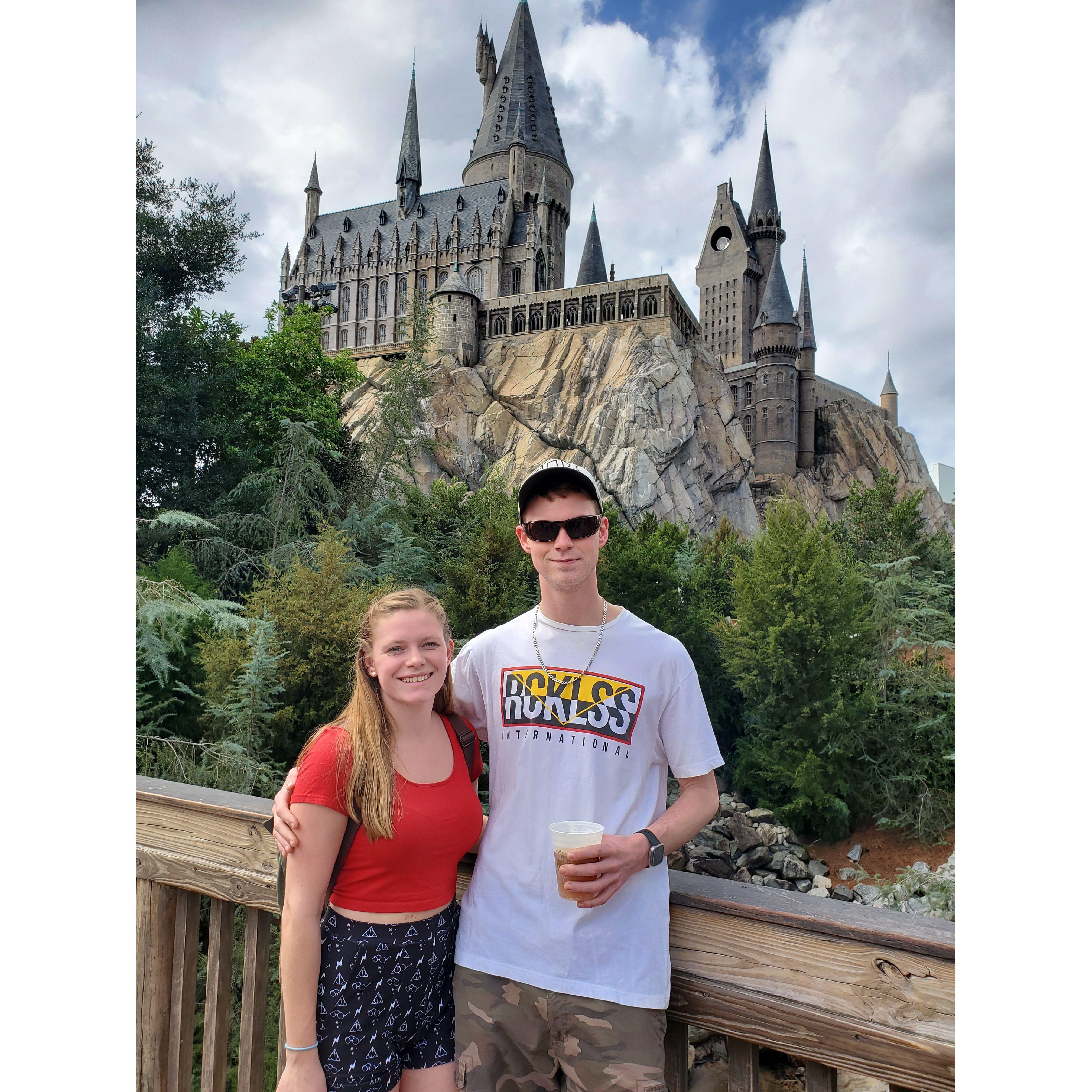 Troy's first time to Universal!