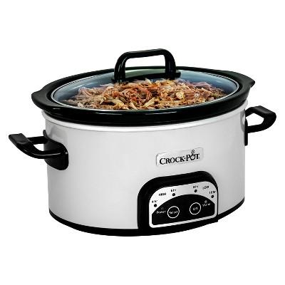 Product description page - Crock-Pot® Smart-Pot® 4 Qt. Digital Slow Cooker - White SCCPVP400