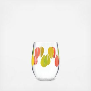 Burbs Acrylic Stemless Wine Glass