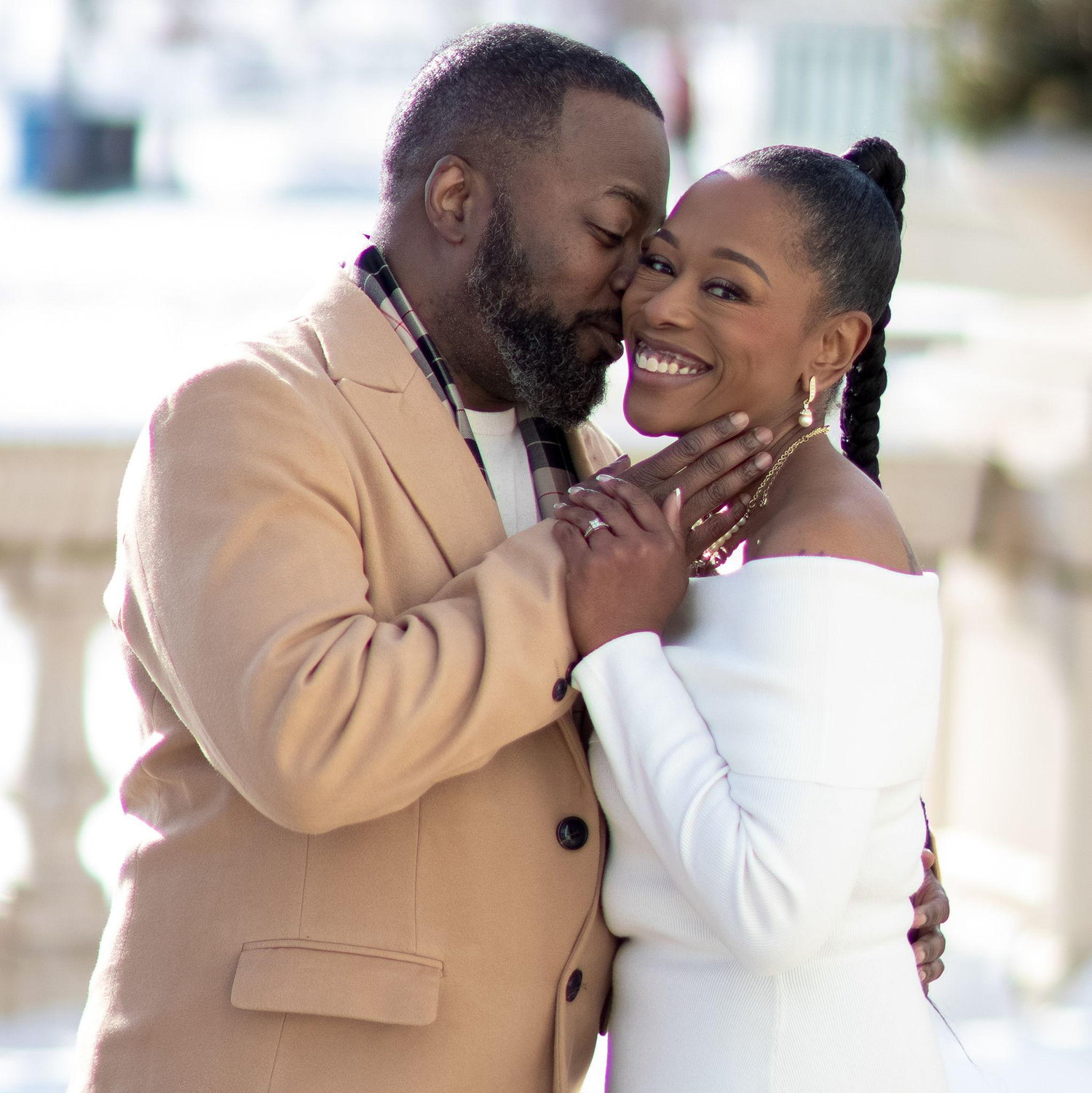 Engagement photo session.