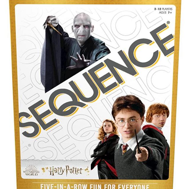 Harry Potter Sequence Board Game - Five-in-A-Row Fun for Everyone - Featuring Witches and Wizards from Harry Potter by Goliath