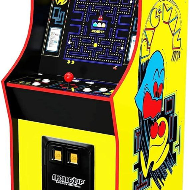 Arcade1UP PAC-Man 12-in-1 Legacy Edition, 4ft