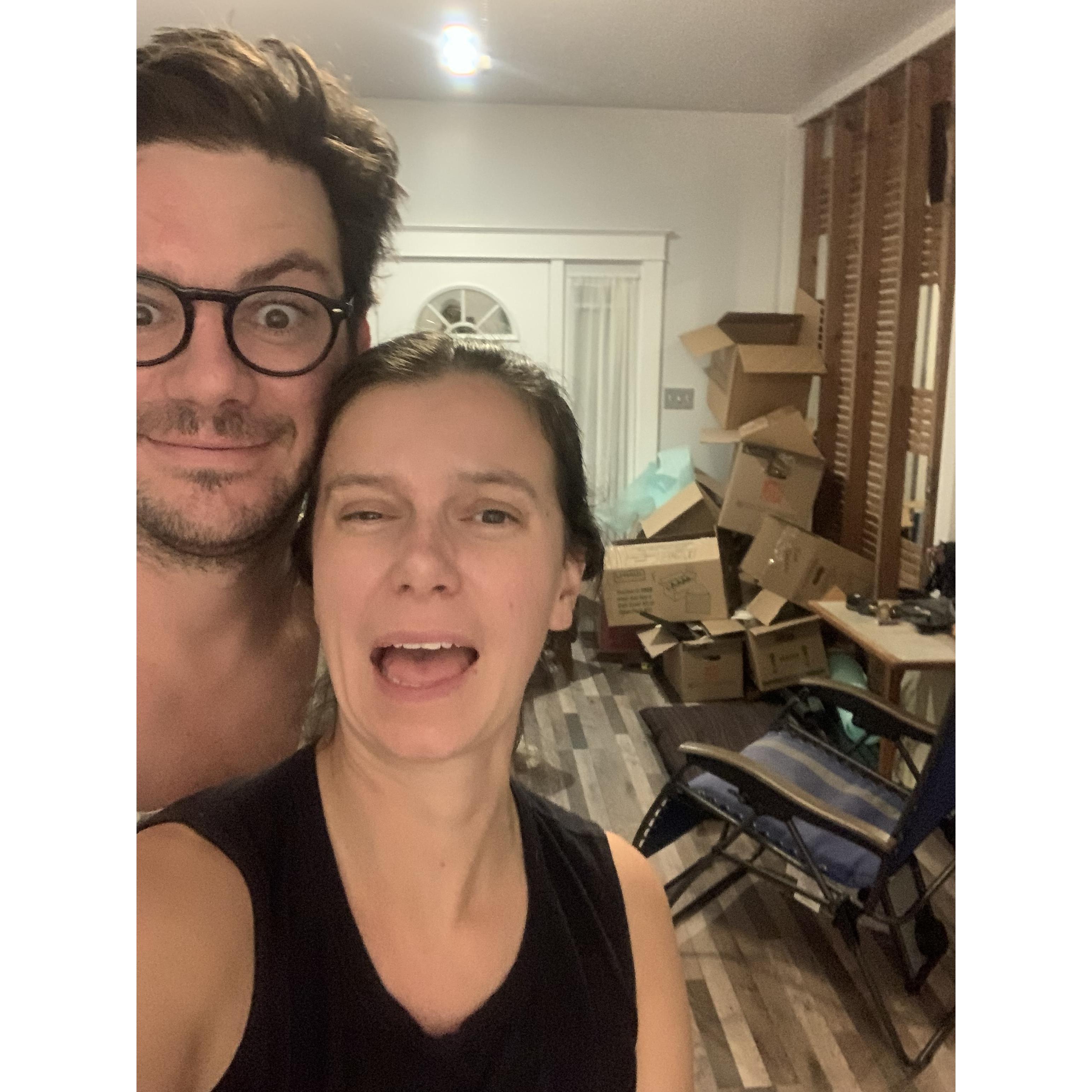 Moving was an exhausting rollercoaster but we are finally home!
