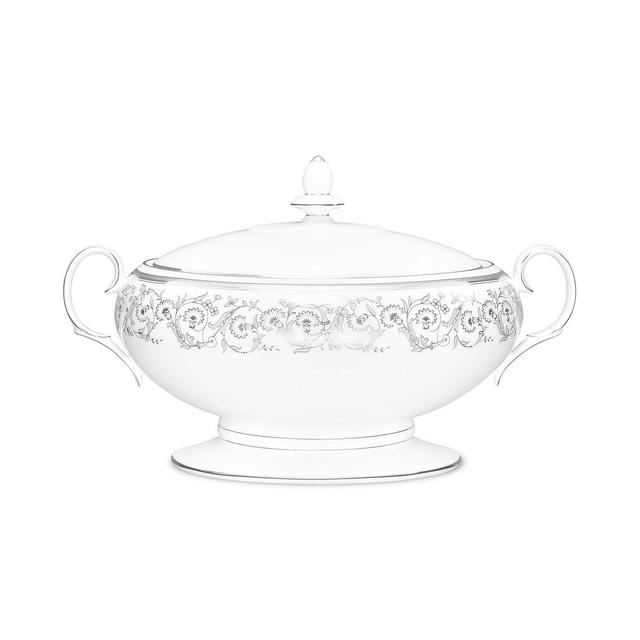 Noritake Summit Platinum Covered Vegetable Bowl, 70 Oz.
