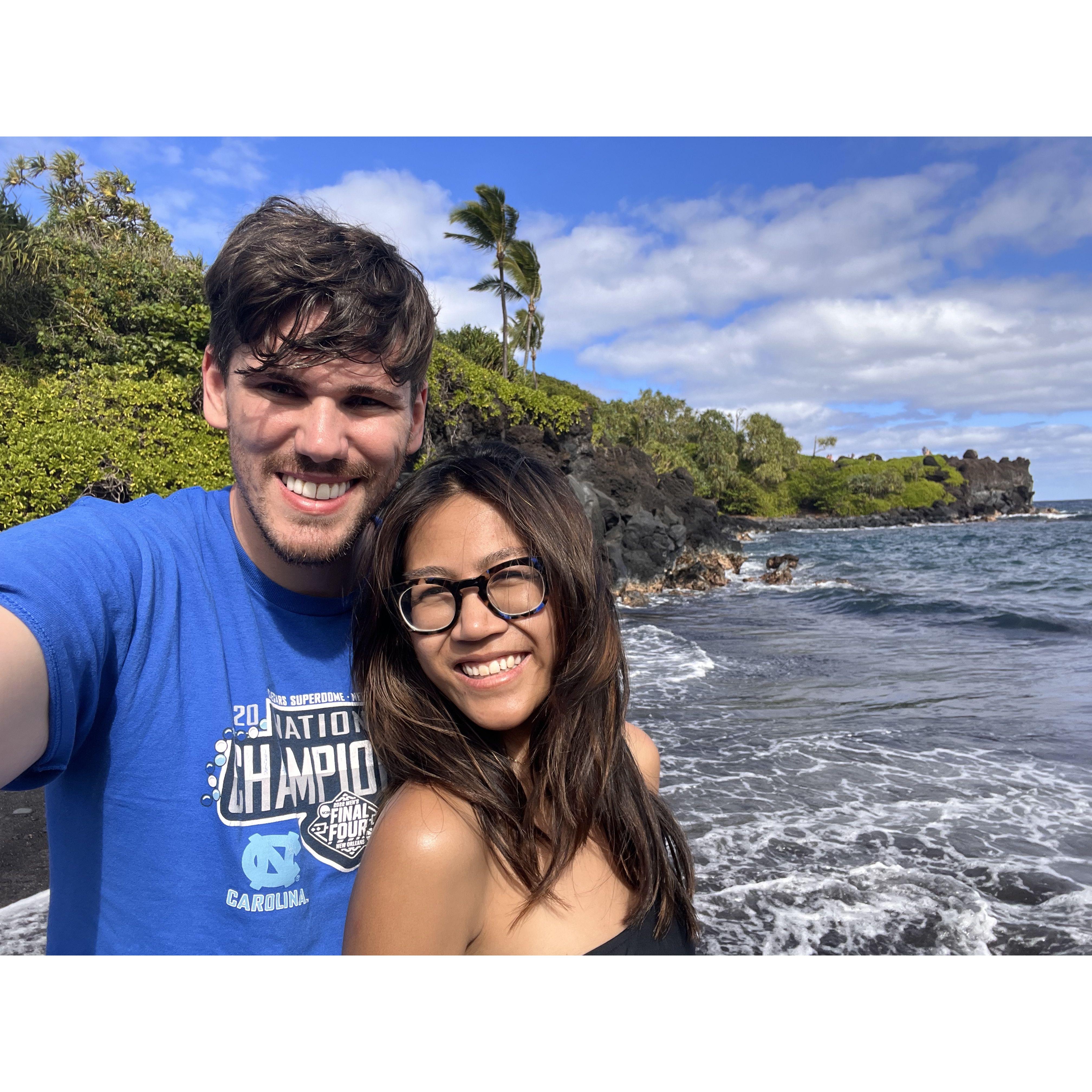 Engaged in Maui