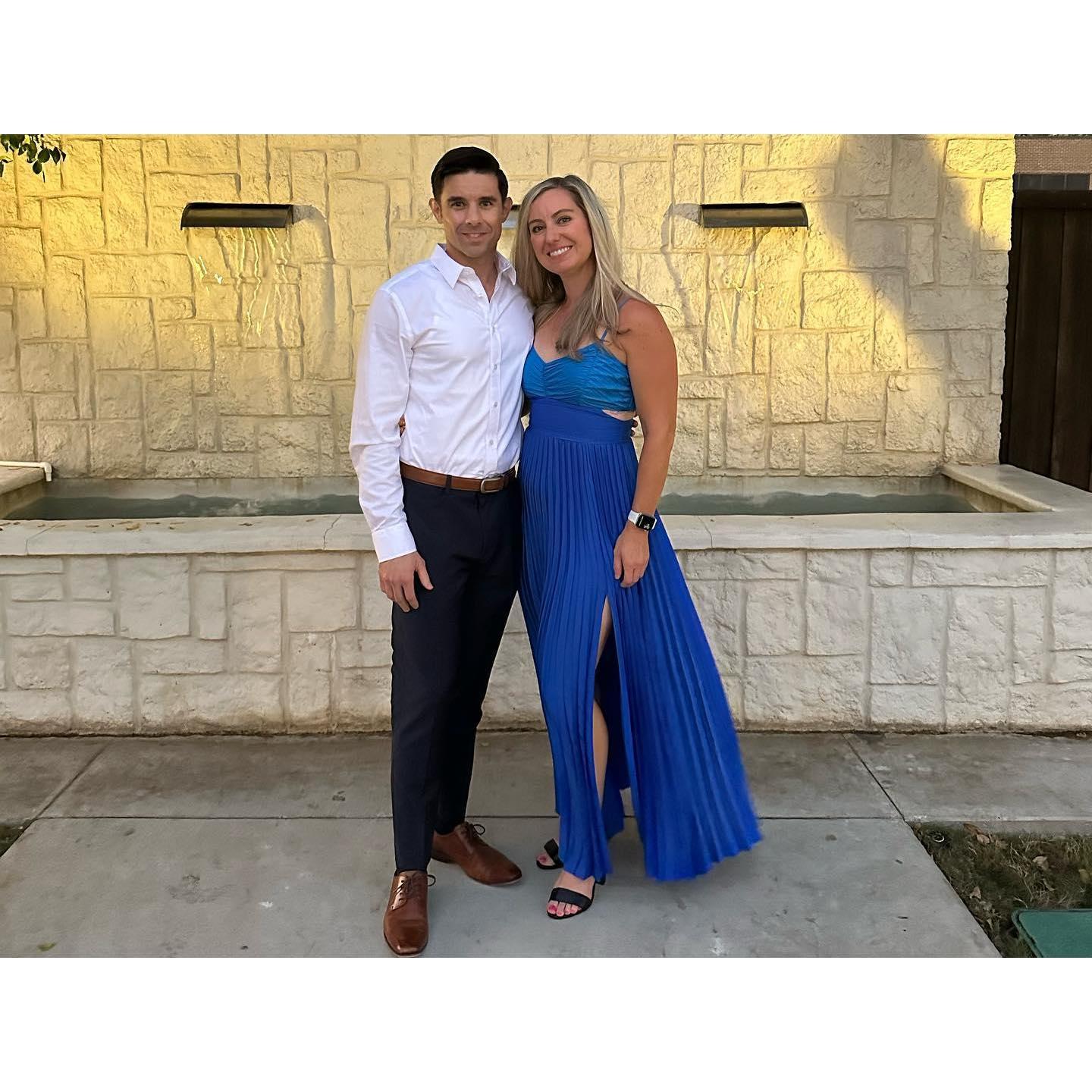 Celebrating Josh and Stephanie's wedding, October 2022.