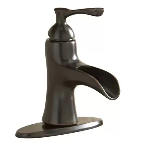 Giagni Andante Vintage Bronze 1-handle Single Hole/4-in Centerset WaterSense Bathroom Sink Faucet with Drain