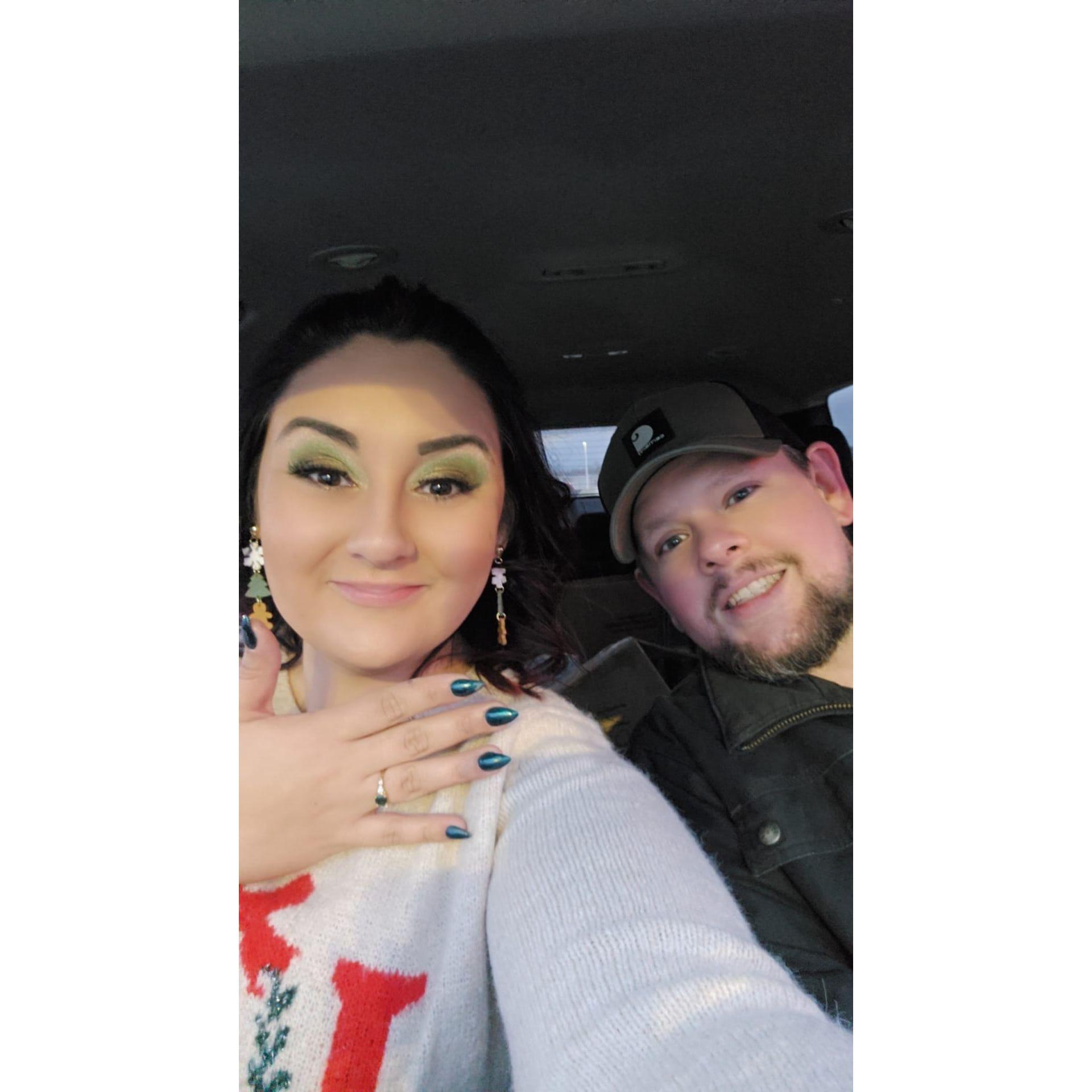 Josh proposed 12/11/2024  at Dow Gardens in Midland MI