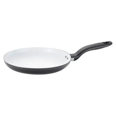 T-fal Initiatives Ceramic C92107 PTFE-free PFOA-free Dishwasher Safe Cookware 11.5 Fry Pan Black
