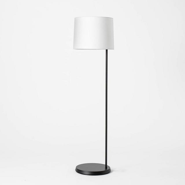 Offset Base Floor Lamp Black (Includes LED Bulb)- Threshold™ designed with Studio McGee