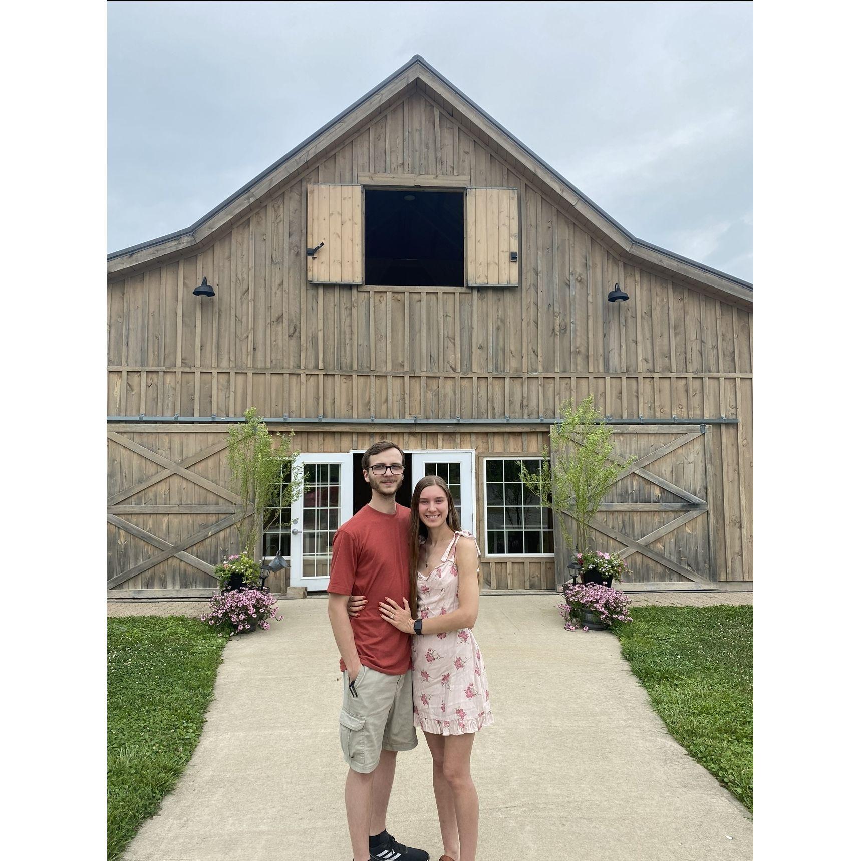 The day we found our venue!