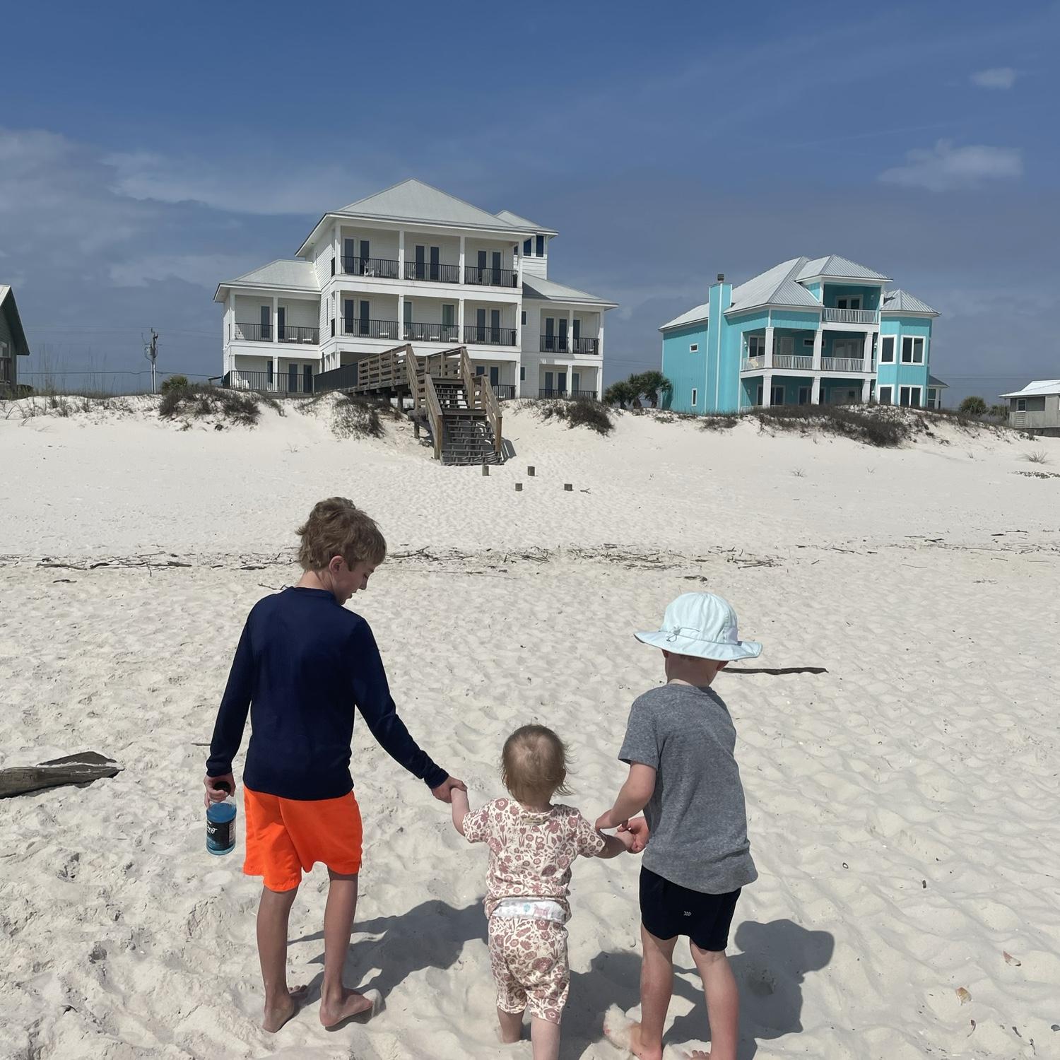 Ella and her cousins from our trip to the Gulf Shores in 2023!