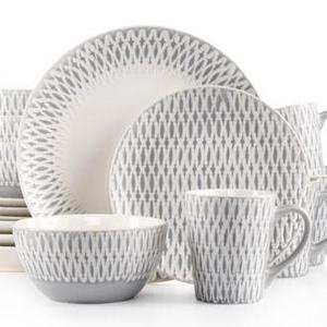 Gourmet Basics by Mikasa Aurora 16-Pc. Set, Service for 4