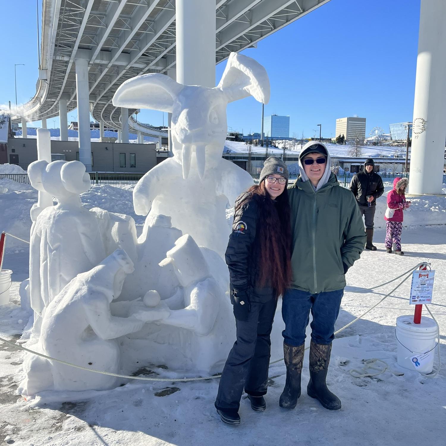 Our first date at Fur Rondy