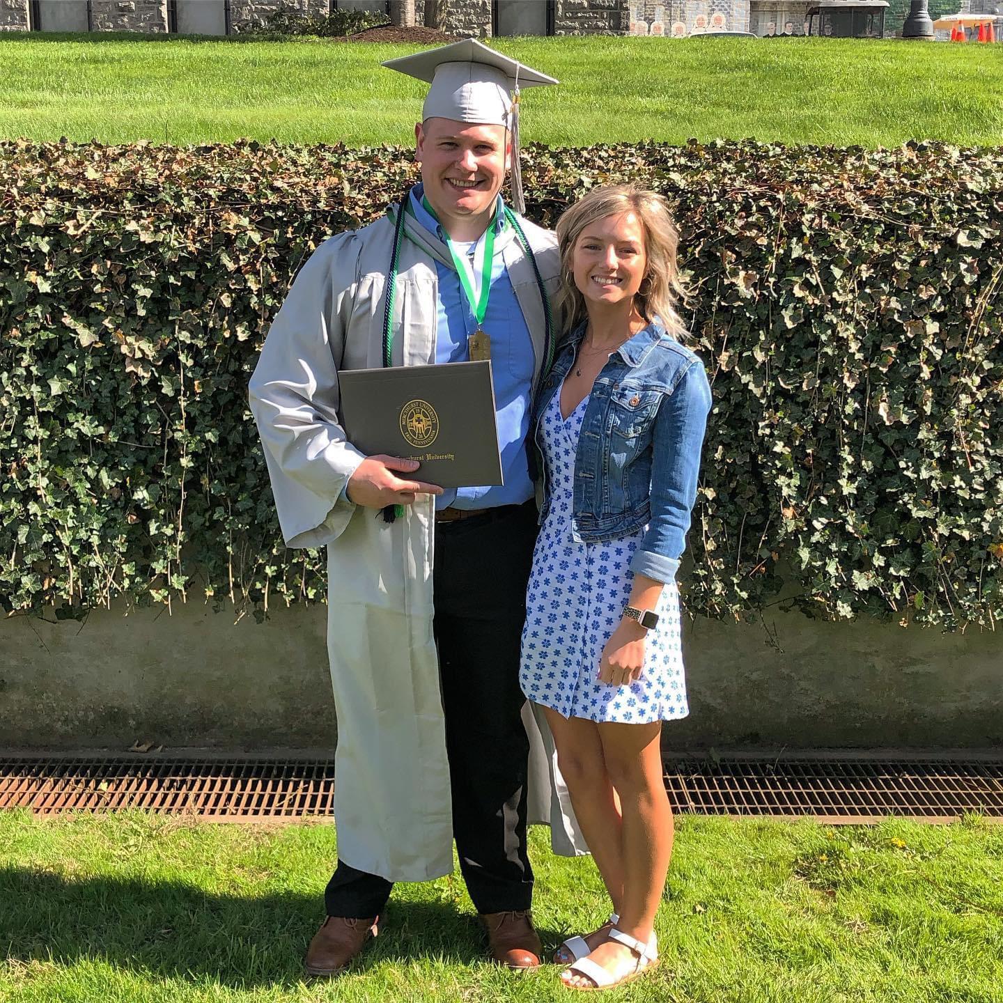 Celebrating Jake's college graduation!