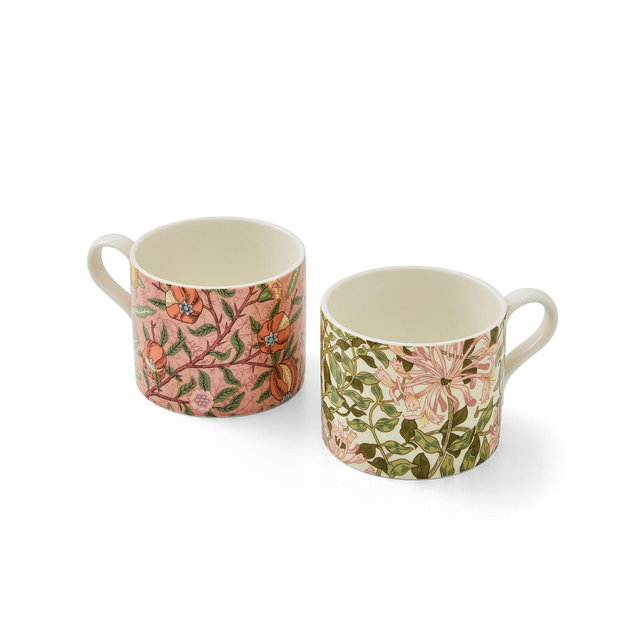 Spode Morris & Co. Mugs, Set of 2