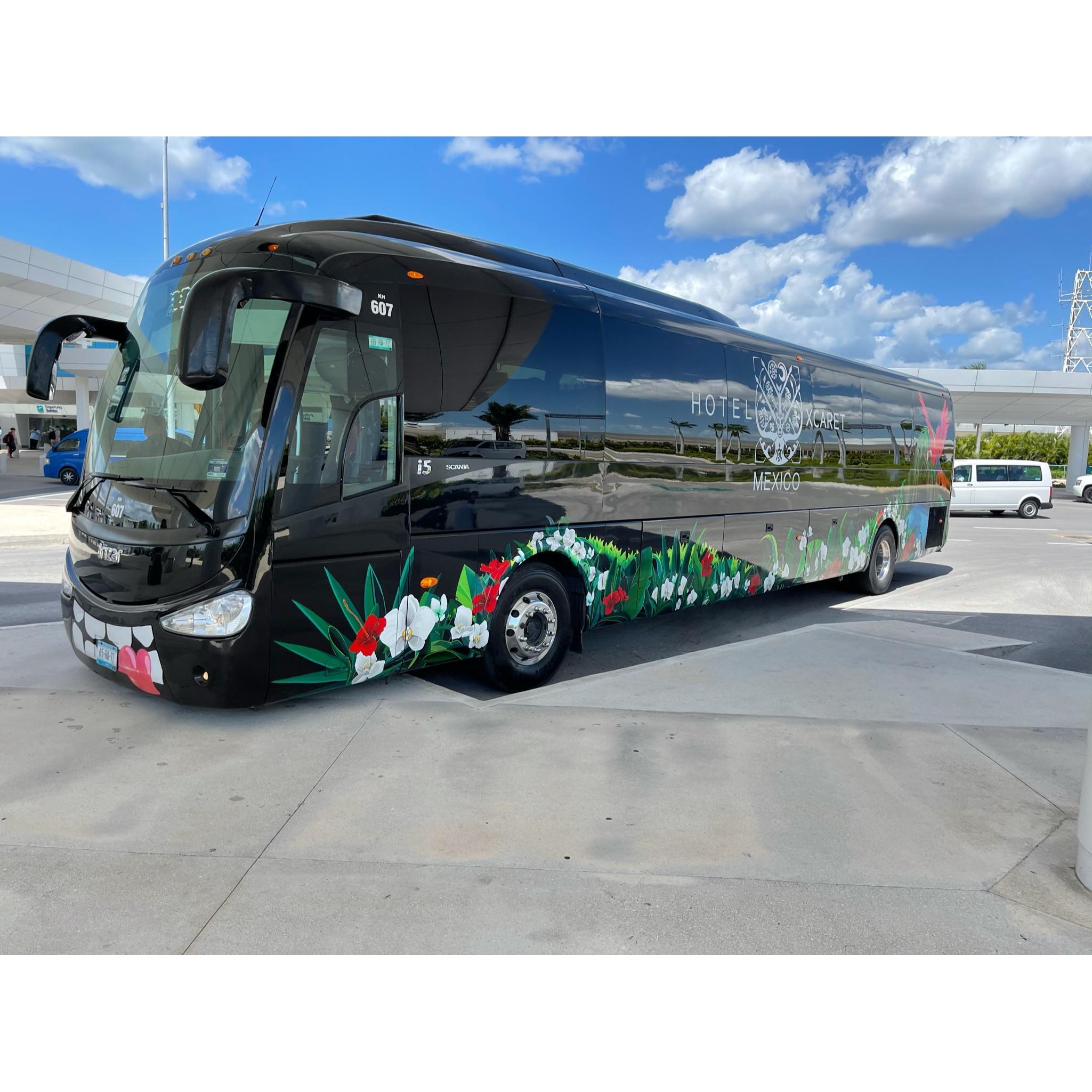 Transportation from airport to hotel