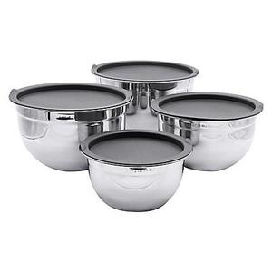 Artisanal Kitchen Supply® 4-piece Stainless Steel Mixing Bowl set