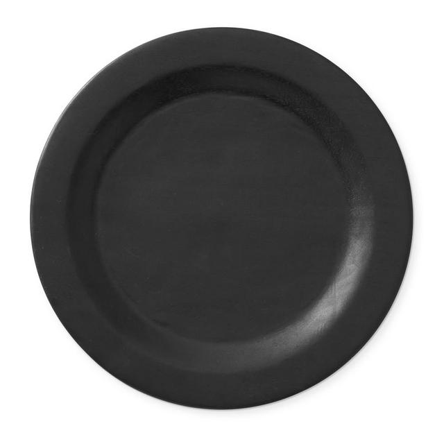 Black Wood Charger