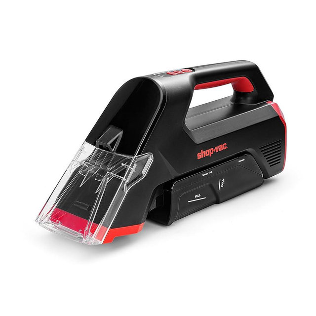 Shop-Vac 3-in-1 Cordless Spot Cleaner, Handheld Upholstery Cleaner with Spray, Rolling Brush and 5.5kPa Suction, 2 Water Tanks, USB-C Rechargeable