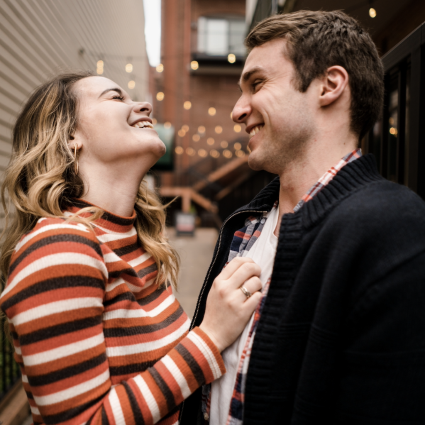 Our first picture together, awkward together in front of the camera, but madly in love already.
February 2019