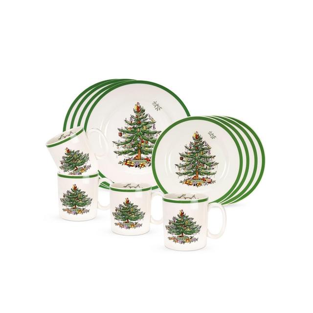 Spode Christmas Tree 12 Pc. Dinnerware Set, Service for 4