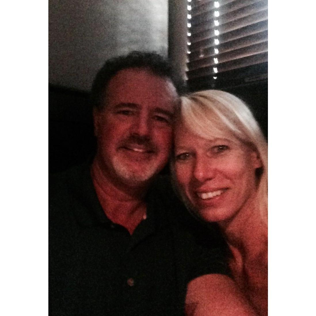 One of our anniversary dates at the melting pot.