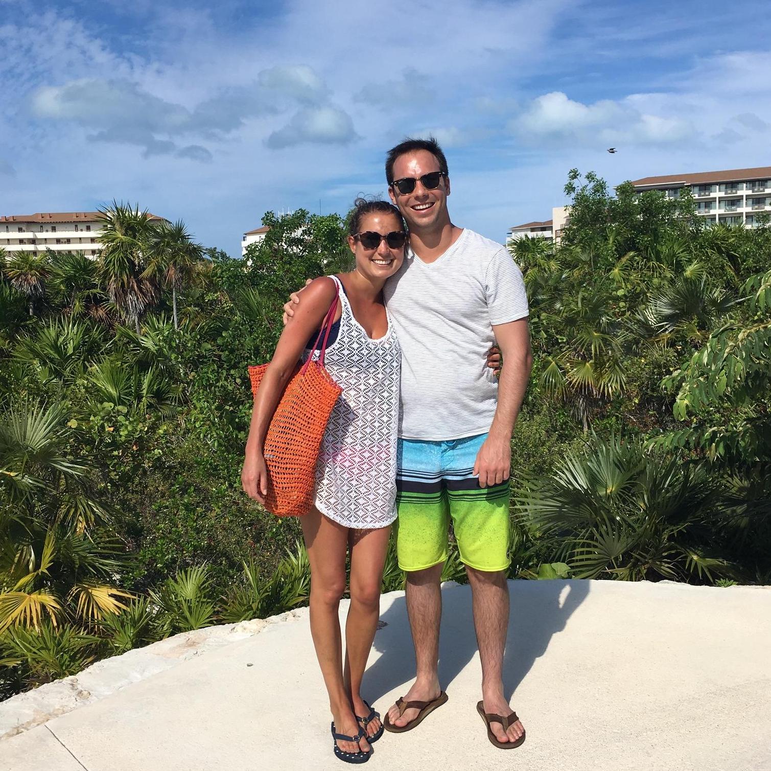 Playa Mujeres - first Mexico trip together