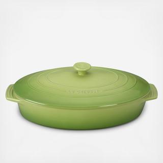 Covered Oval Casserole Dish