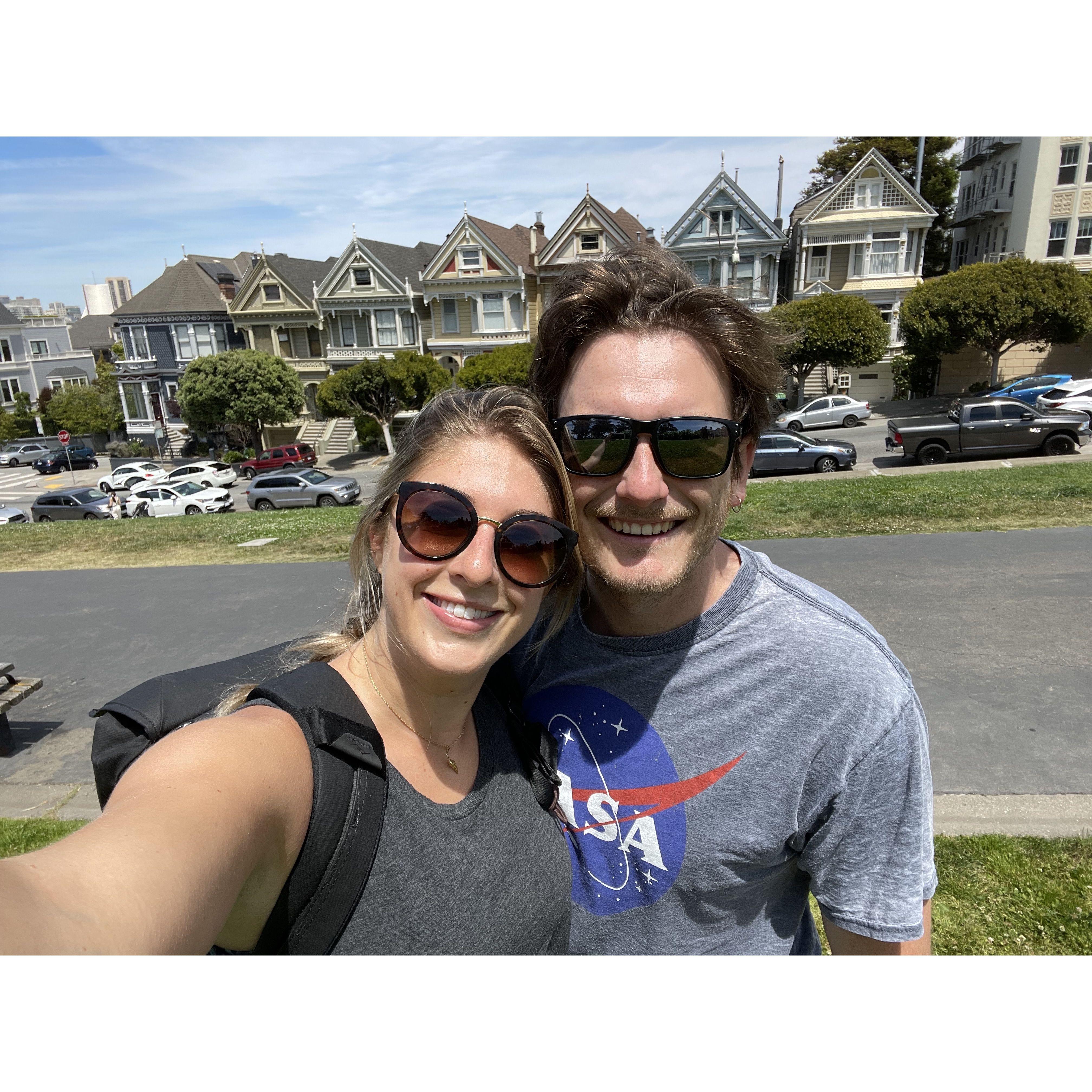 Micah lived in San Francisco when they first started dating. We had a lot of fun exploring the city together!