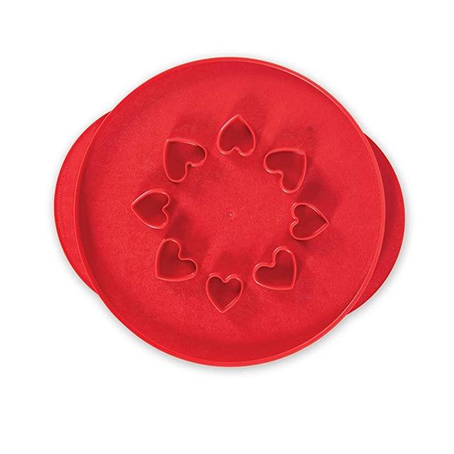 Nordic Ware Lattice & Hearts Pie Top Cutter, 12 inch