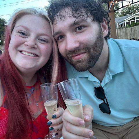 Attending our friends' wedding!