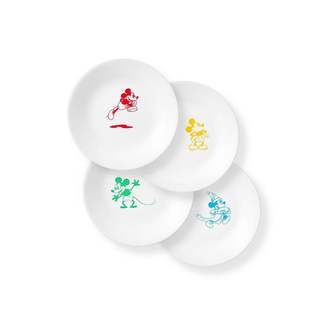Corelle® 6.75" Appetizer Plate, 4-Pack: Mickey Mouse™ - The True Original