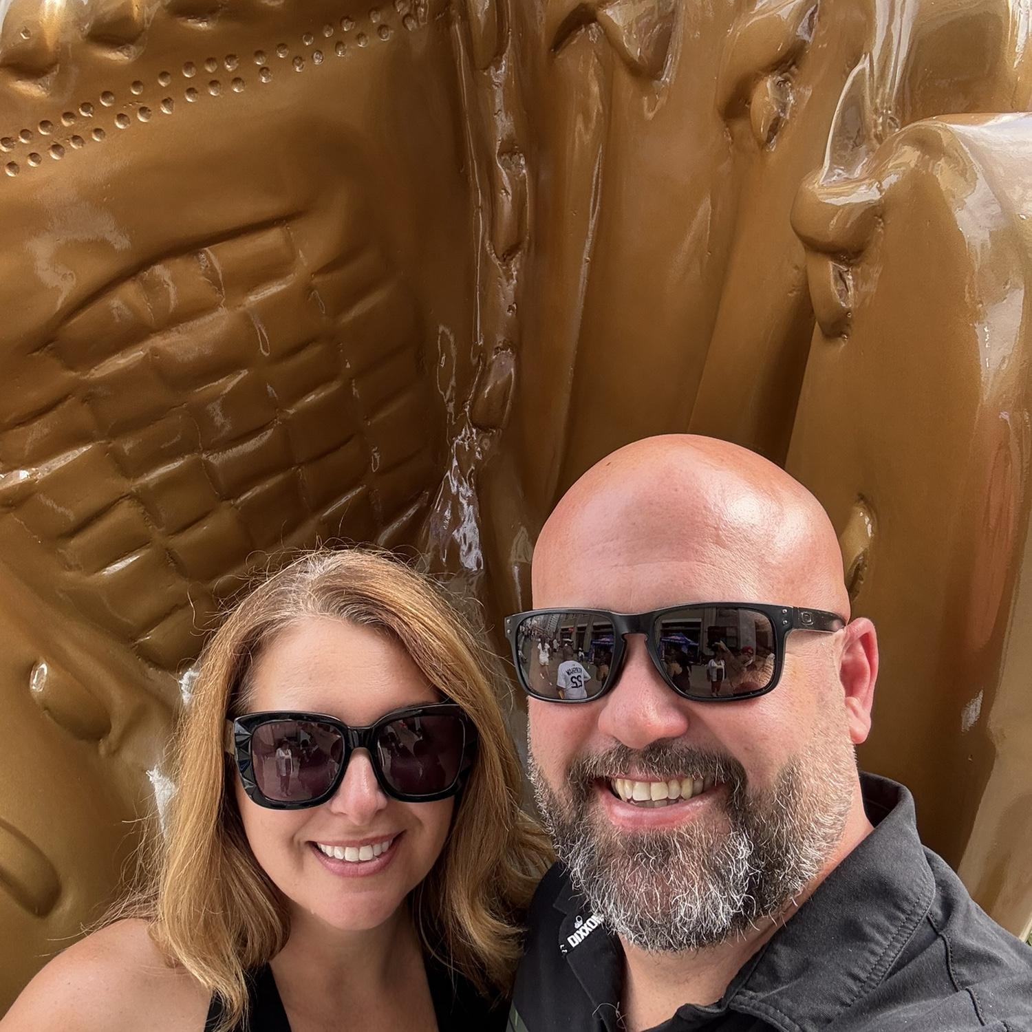 At the San Diego Padres game at Petco Park. August, 2025