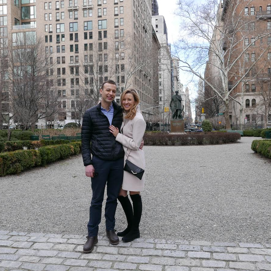 Jake's epic Gramercy Park proposal, March 17, 2018