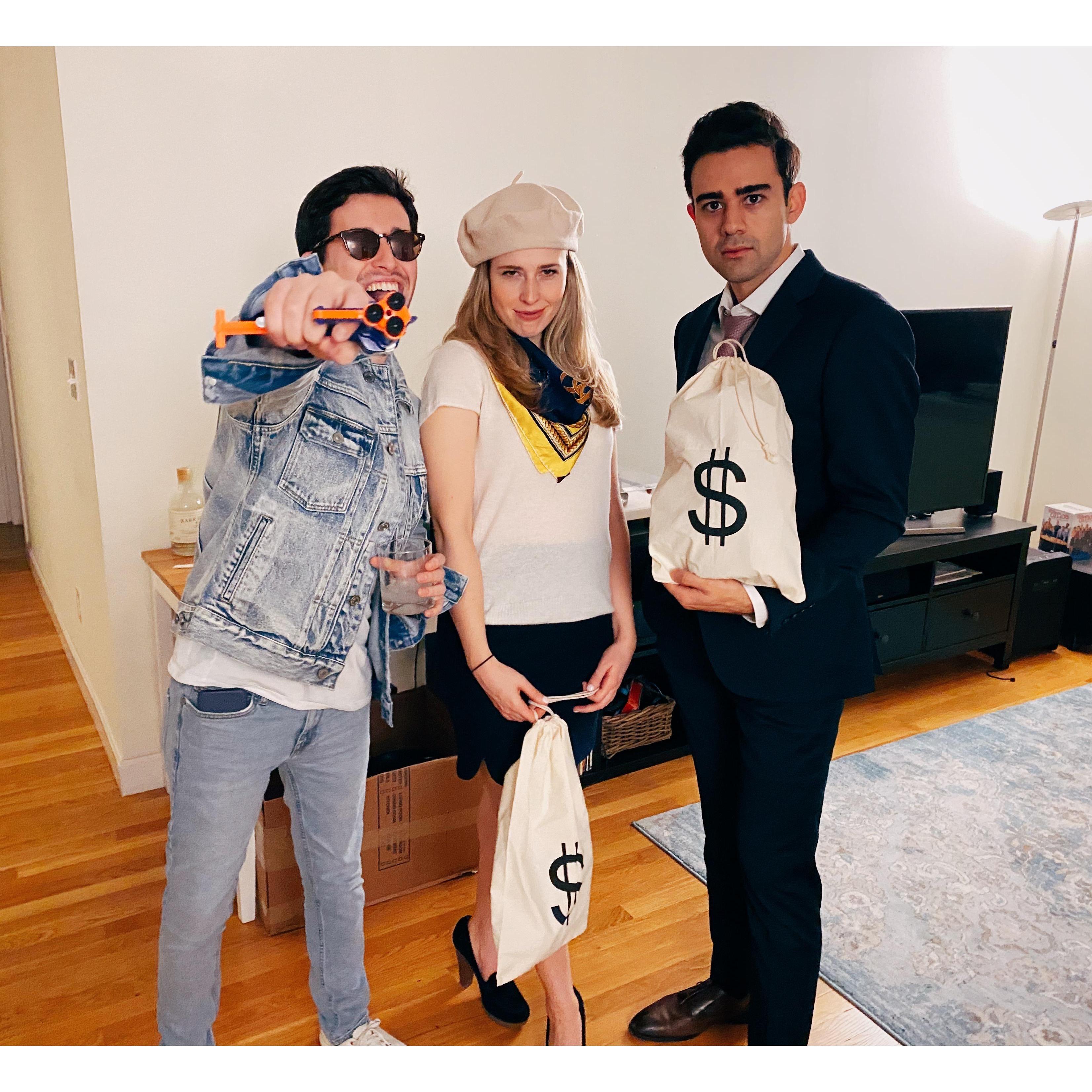 Halloween 2019 - Bonnie, Clyde, and driver