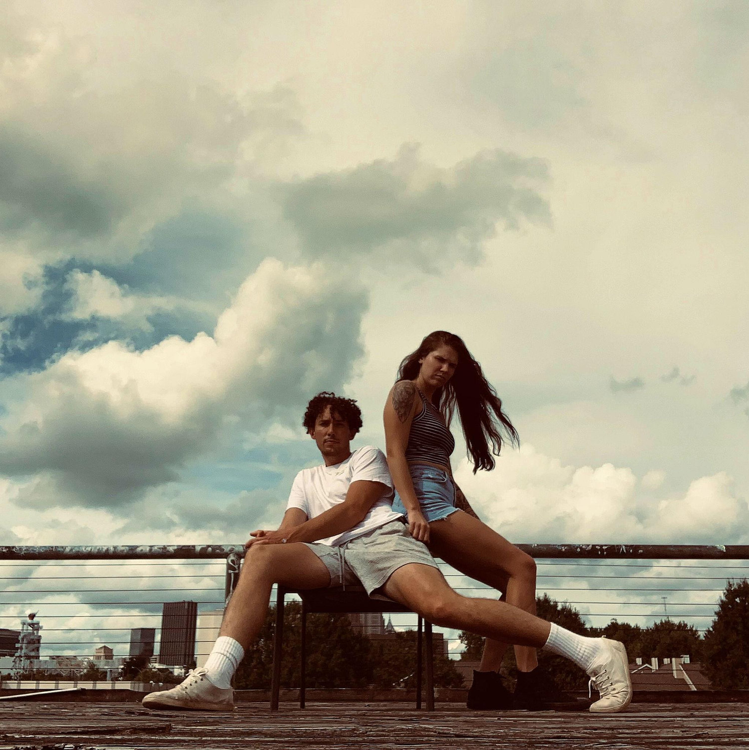Our first photo together