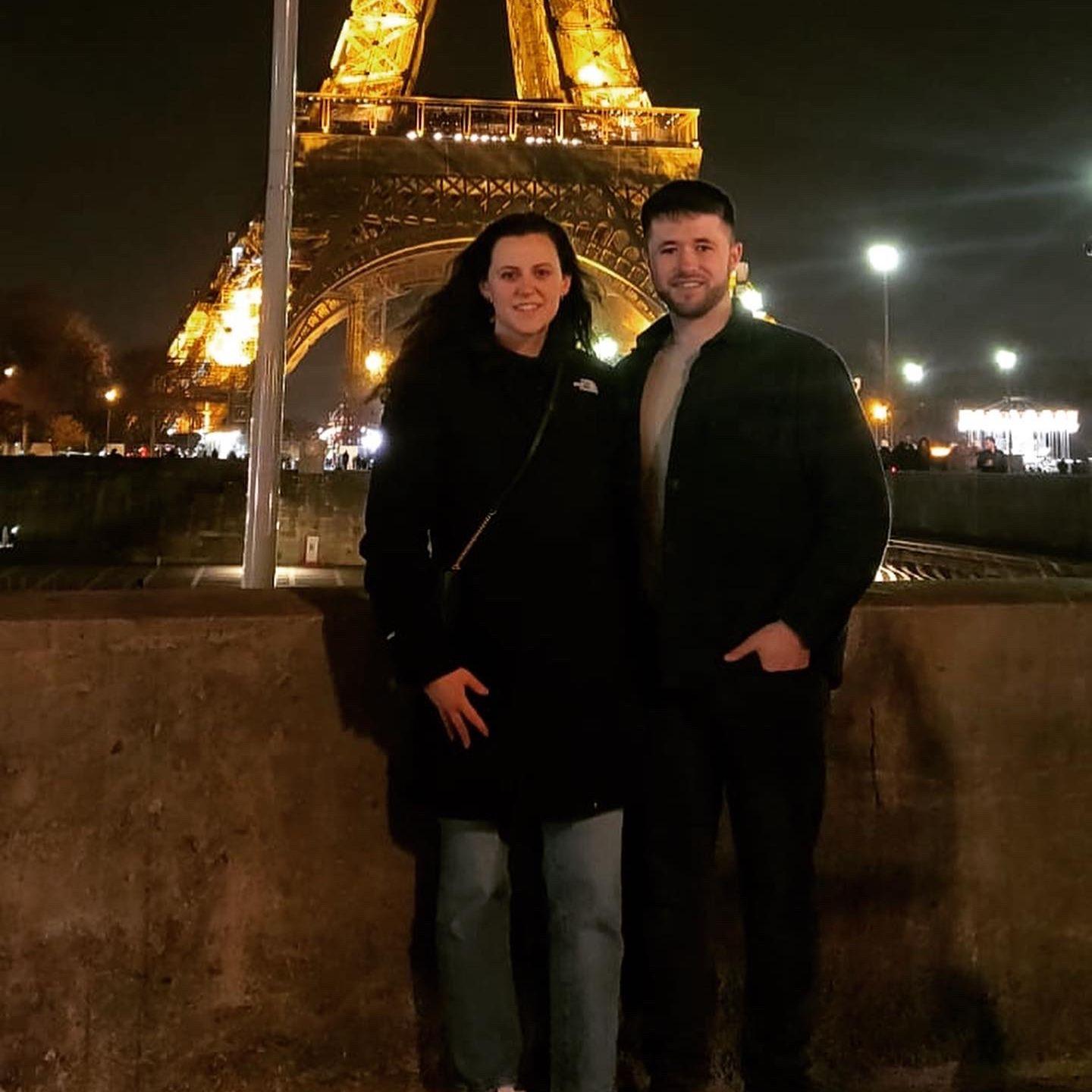 When Aaron took Sara to Paris for Valentines Day