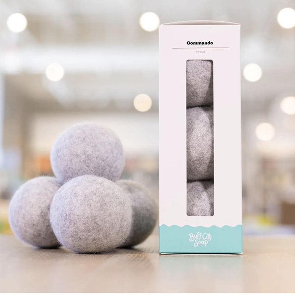 Aqua Spa Wool Dryer Balls (Set of 3) Commando