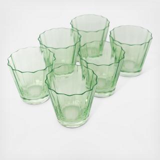 Estelle Sunday Low Ball Glass, Set of 6