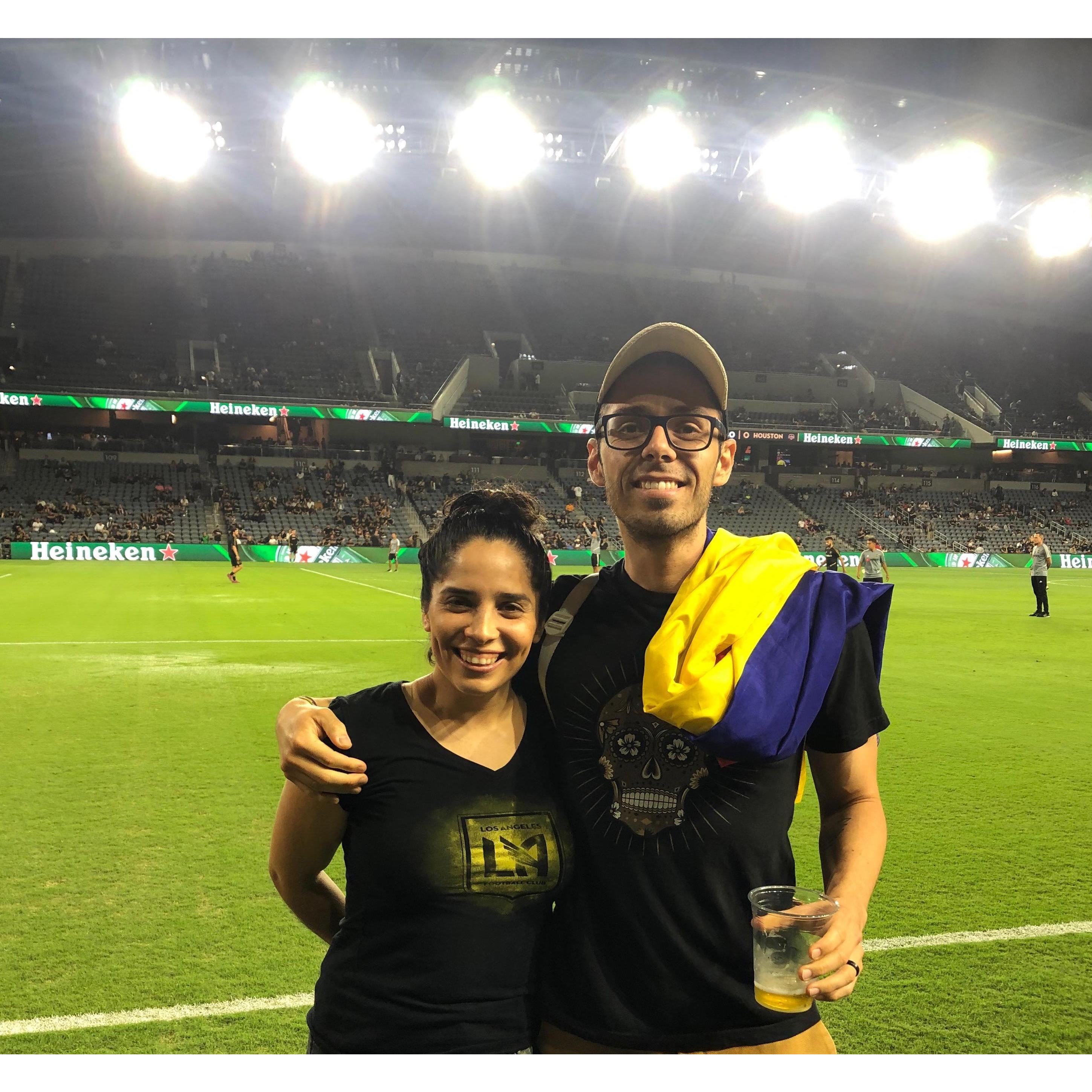 Big fans of live events, live music, and LAFC!