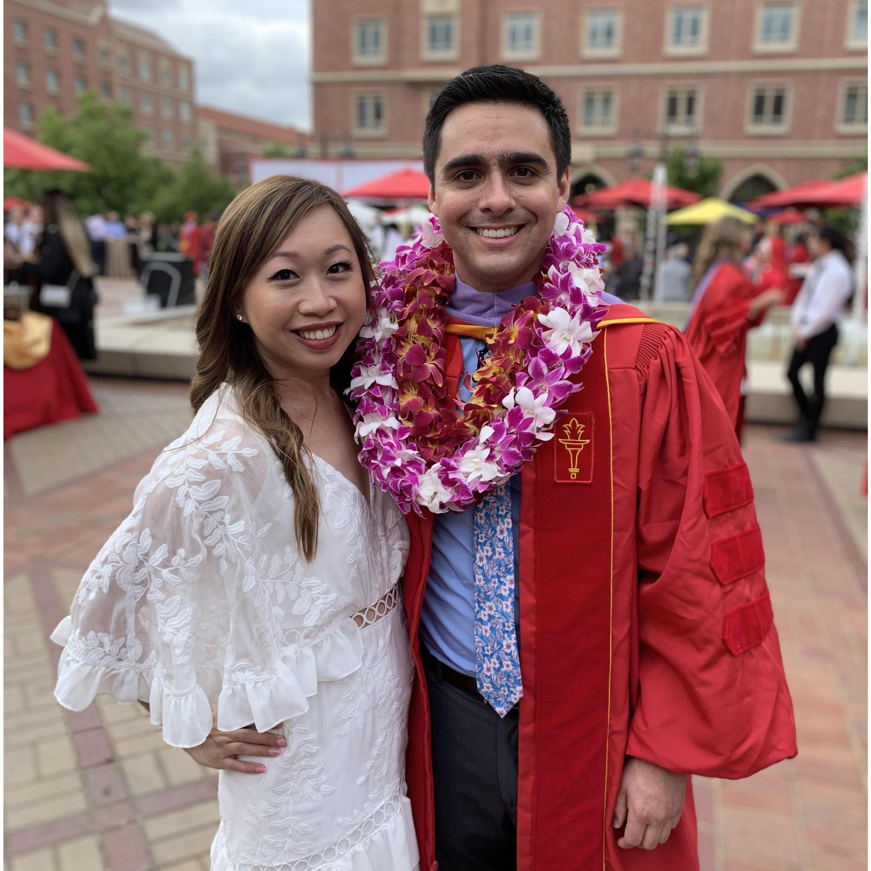 Fun Fact: Bonnie attended Stephen's graduation and ran across campus to her own graduation ceremony as soon as Stephen's degree was conferred.