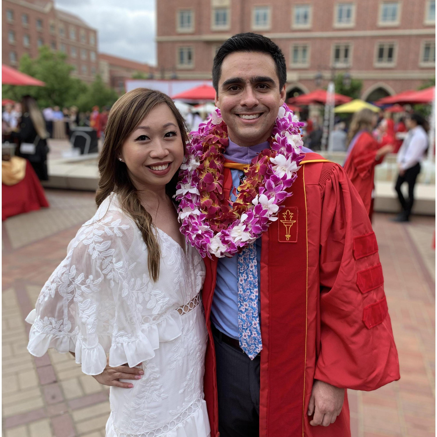 Fun Fact: Bonnie attended Stephen's graduation and ran across campus to her own graduation ceremony as soon as Stephen's degree was conferred.