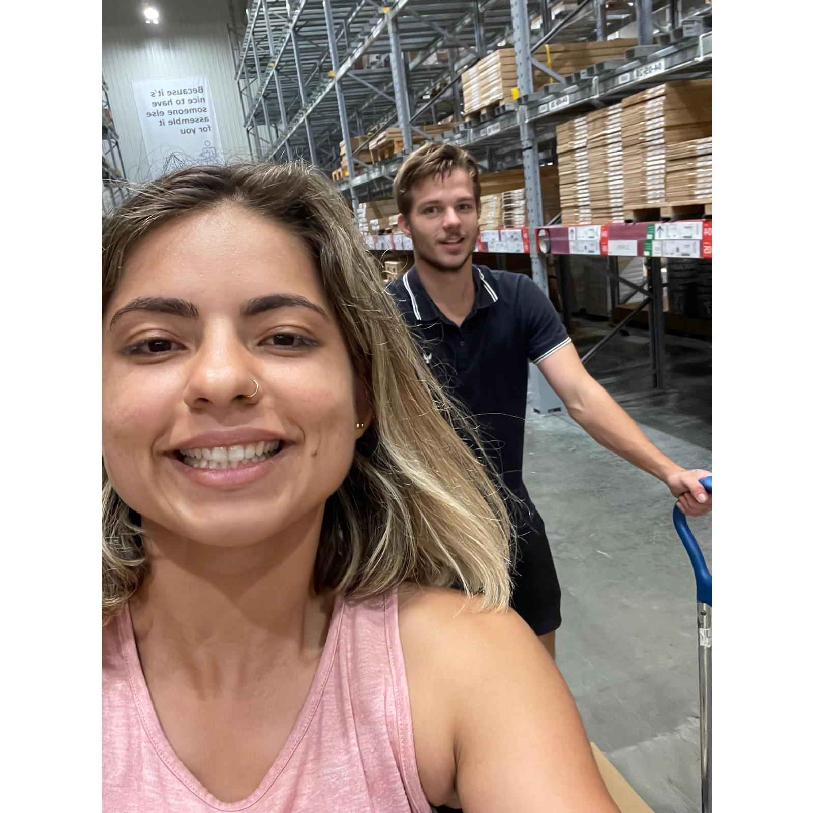 When I invited my date to go to IKEA with me