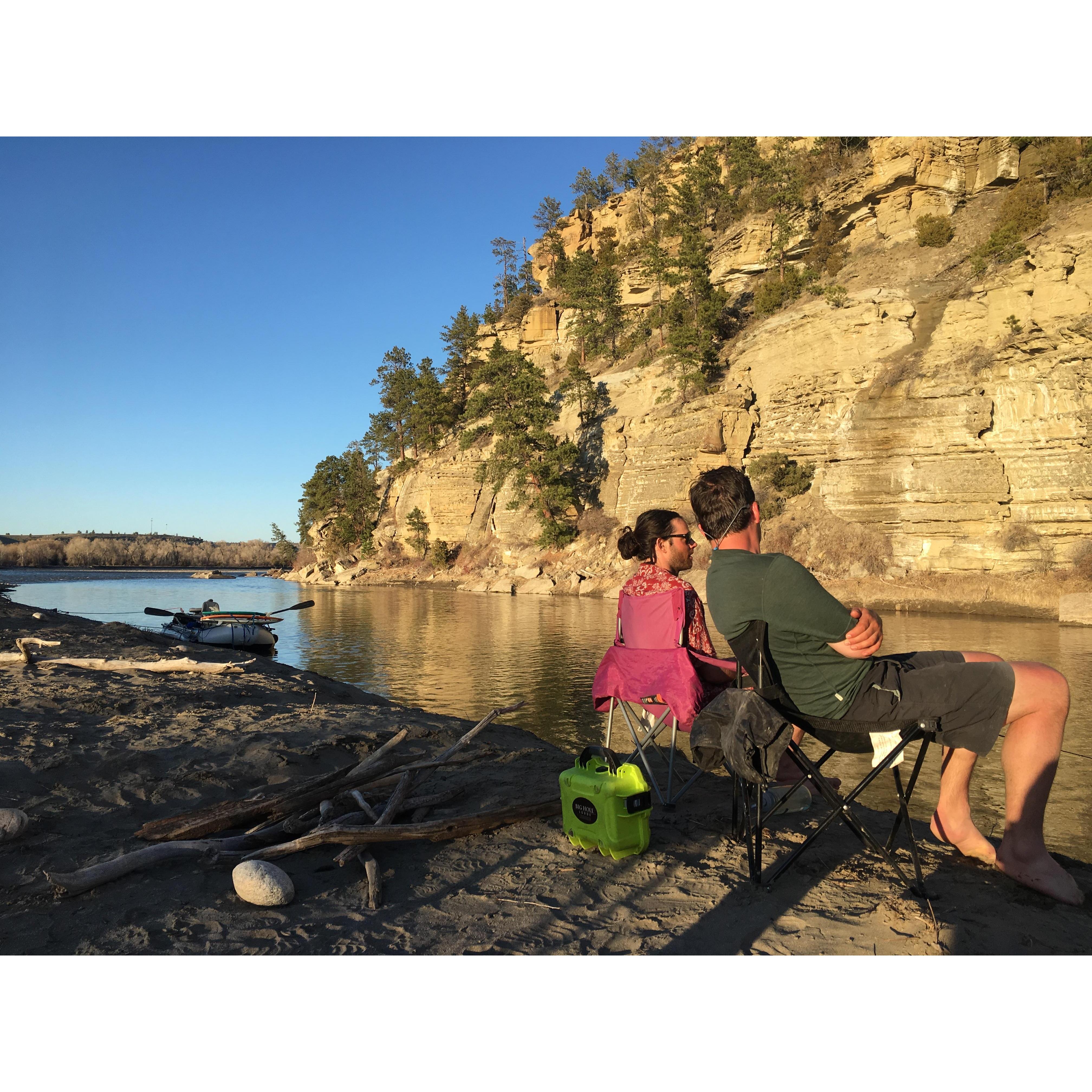 2018 - David's 30th Birthday float. Weekend started with sunshine and...