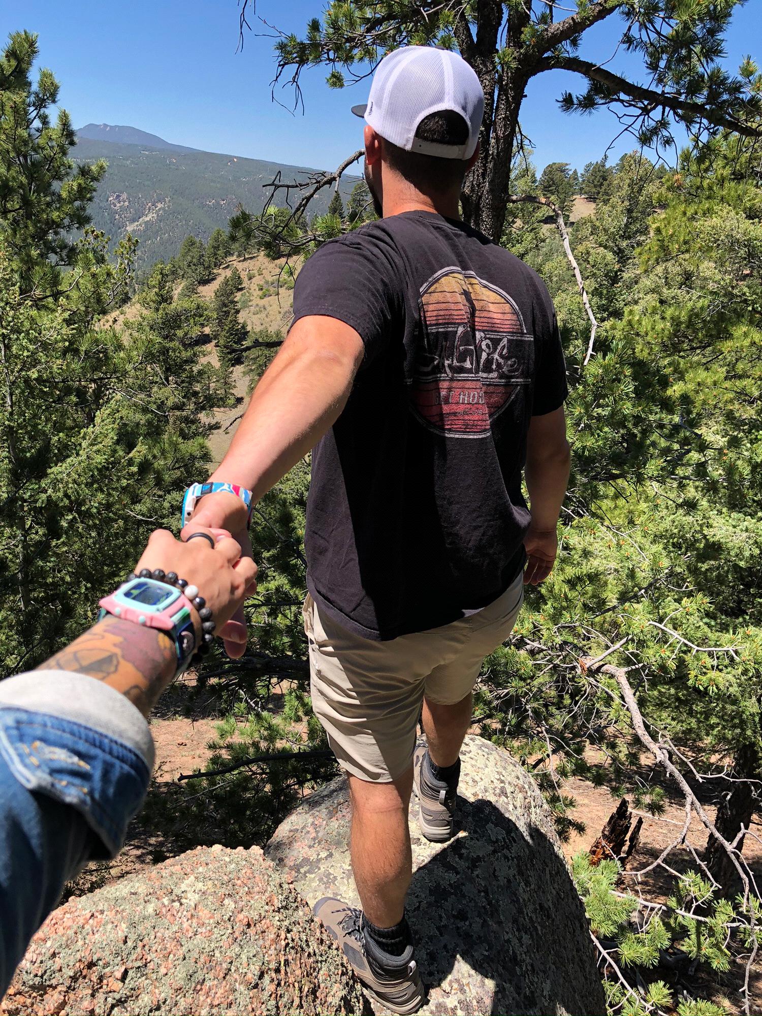 Hiking mountains in Colorado