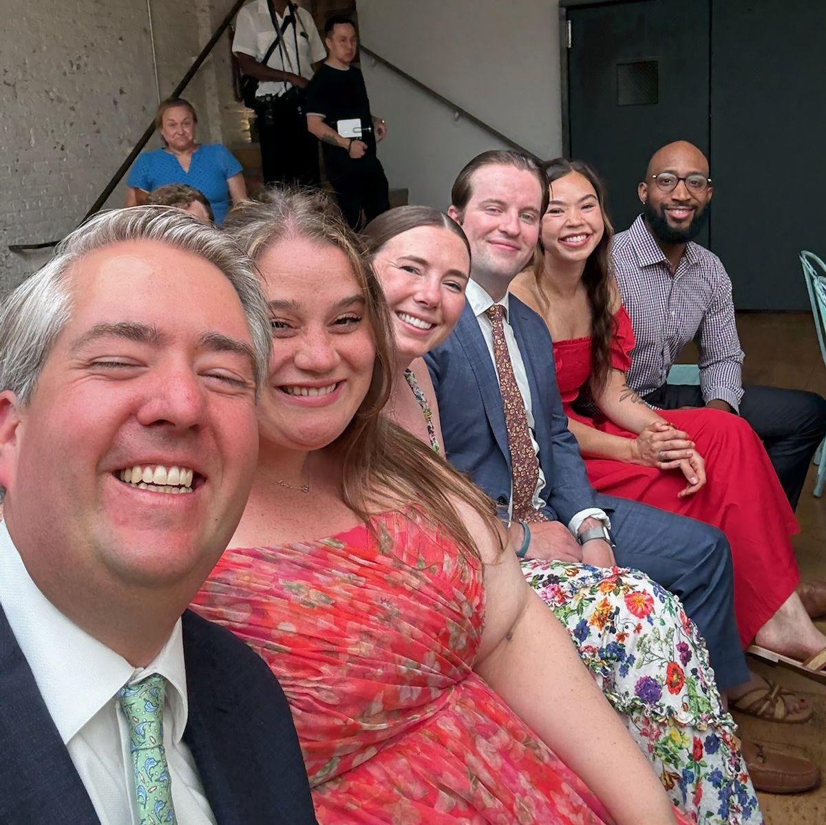 more dear friends/co-workers (Emily & Rachel) @ Sarah & Sam's wedding ❤️